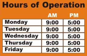 Operating hours